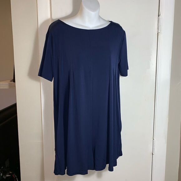 QED LONDON Oversize Navy Romper with Pockets-S - Picture 2 of 8
